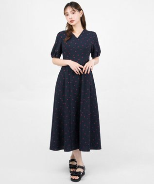 TOCCA 【星風まどかコラボ・大好評につき追加生産！】IN MY HEART ドレス ネイビー系7