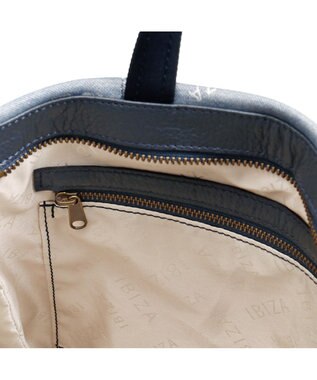 IBIZA アスール　ロゴデニム　2WAYバッグ 水色