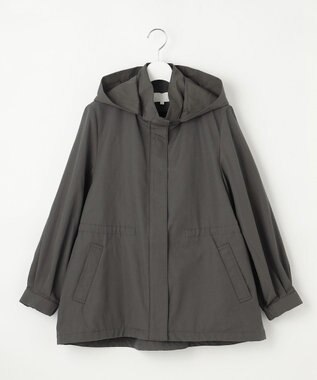 自由区 【カタログ掲載・撥水加工・洗える】コットンナイロンタッサー ブルゾン スレート