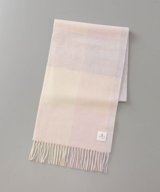 LANVIN en Bleu ランバン オン ブルー ウール チェック柄マフラー