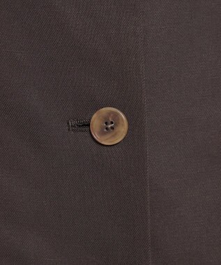 uncrave テンセルライトリネン ジレブラウス ブラウングレー