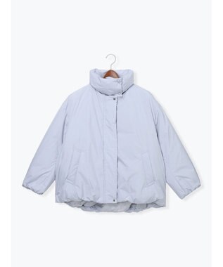 Te chichi スタンドカラーショートダウンジャケット ブルー