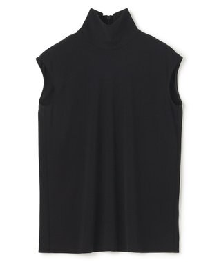 BEIGE， 【洗える・VERY 6月号掲載】MELLE / ジャージーハイネックカットソー Black