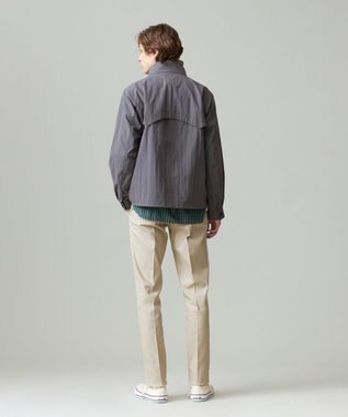 J.PRESS MEN コットンナイロンタイプライター ゴルフジャケット グレー系