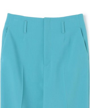 UNFILO ハイウエストテーパードパンツ ターコイズ