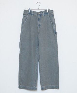 WEGO ルーズペインターパンツ デニム中濃加工色
