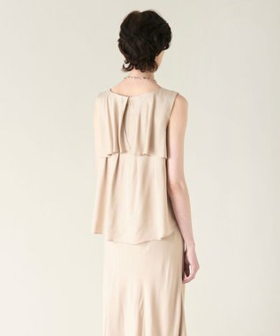 GRACE CONTINENTAL キュプラサテントップ ベージュ