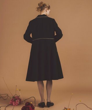 TOCCA 【消臭】BITTER CARAMEL CHOCOLATE ウールコート ブラック系