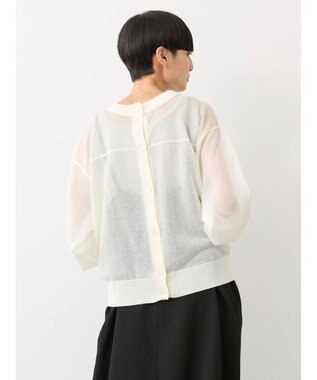 AMERICAN HOLIC 接触冷感２ＷＡＹシアーニットカーディガン Off White