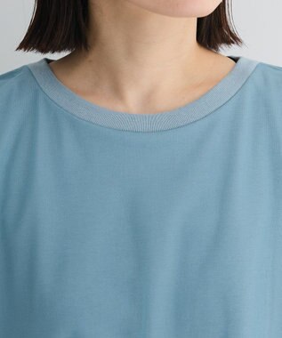 Green Parks チュールドッキングバルーン５分袖プルオーバー Off White