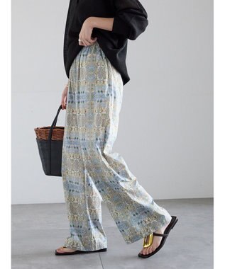 Te chichi 【LIBERTY FABRICS】イージーパンツ ベージュ