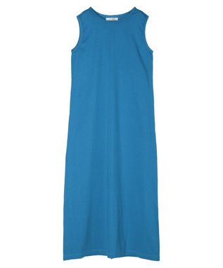 Green Parks ニットビスチェ付きカットソーワンピース Blue