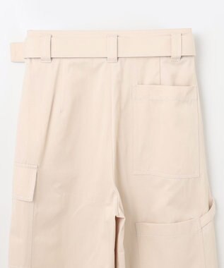 GRACE CONTINENTAL アシンメトリーワークパンツ ベージュ
