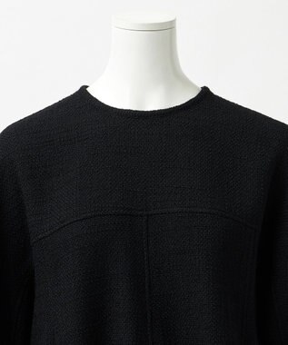 23区 【R(アール)】プリペラツイード ブラウス ブラック系