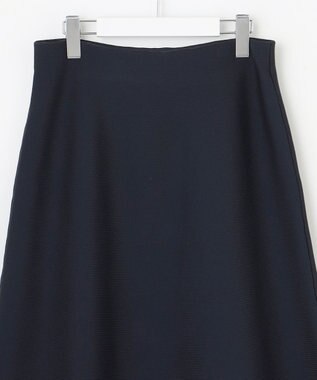 自由区 S モールブロッキングニット スカート ネイビー