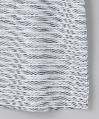 GOTAIRIKU NEW【麻混の清涼感】ノルマンディーリネン ボーダーTシャツ ネイビー系2