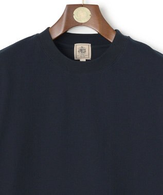 J.PRESS MEN 汗ばむ夏の最適解Tシャツ【UVカット / 接触冷感 】【J.PRESS PREMIUM JERSEY】無地コットン Tシャツ ネイビー系