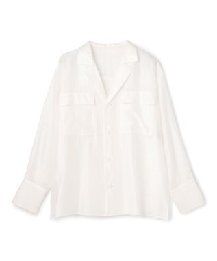 uncrave リヨセルシルクローン シャツ オフ