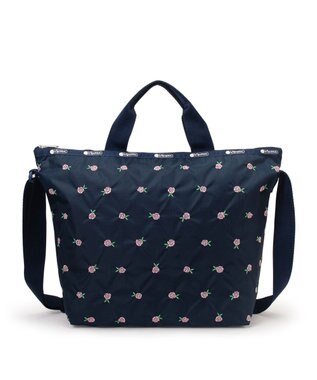 LeSportsac DELUXE EASY CARRY TOTE/ピンクローズエンブロイダリー ピンクローズエンブロイダリー