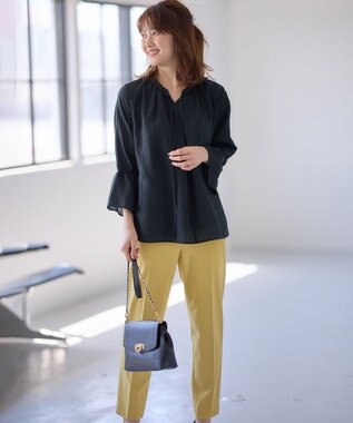 ANY SIS 【2WAY】ドロスト ブラウス ネイビー