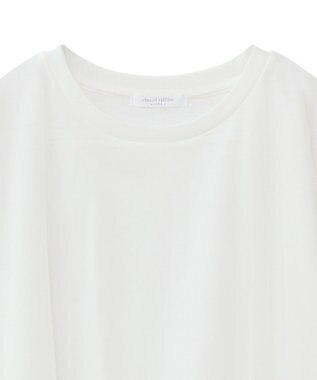 Green Parks チュールドッキングバルーン５分袖プルオーバー Off White