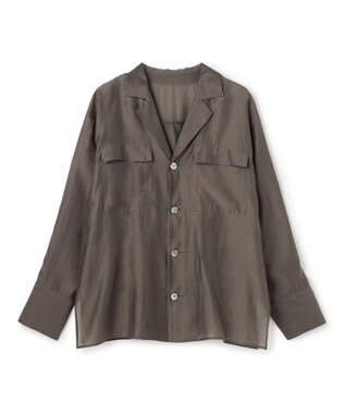 uncrave リヨセルシルクローン シャツ トープ