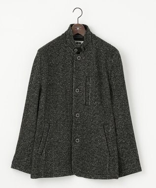 JOSEPH ABBOUD 【キングサイズ・洗える】ツィーディーフリース ブルゾン カーキ系