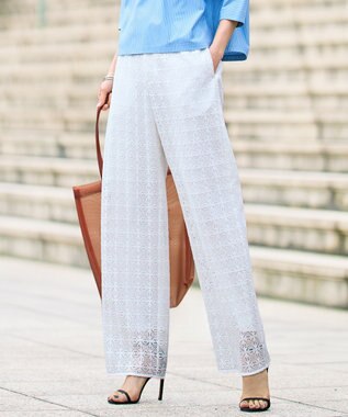 自由区 S 【カタログ掲載】ジオメトリックレース パンツ