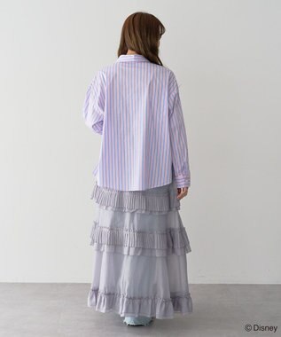 Green Parks ミッキー＆フレンズ／ストライプシャツ Stripe Pink