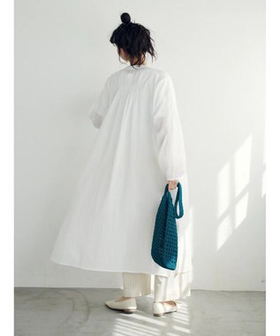 CRAFT STANDARD BOUTIQUE ジョーゼットワンピース Off White