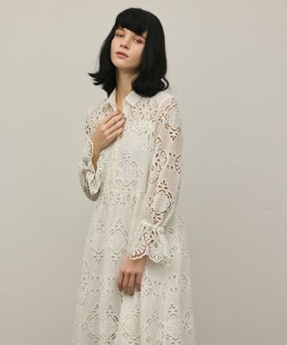 GRACE CONTINENTAL カットレースワンピース