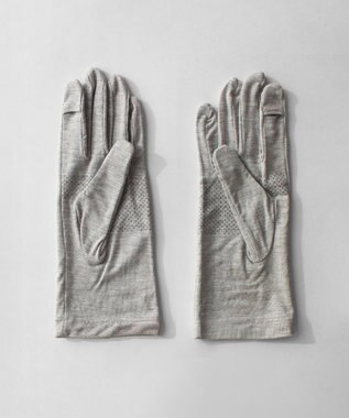 ORuKuBET 【WEB限定・数量限定】リングビジュー付きUVカットグローブ (WOMEN)【 UVカット・タッチパネル対応 】 グレー