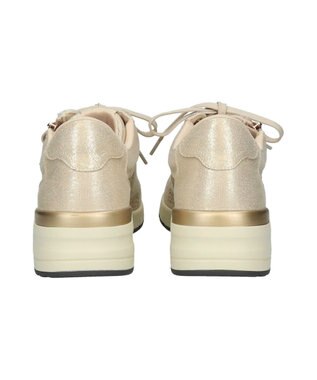 Bridget Birkin 【Round About】ラインストーンサイドジップスニーカー ゴールド