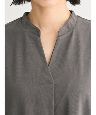 Green Parks 冷っとすずやか　カットワンピース Gray