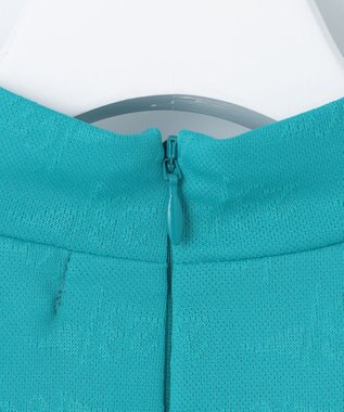 23区GOLF 【WOMEN】【吸水速乾】フラッグロゴジャガード ワンピース 腰回りカバー 1枚で決まる ターコイズブルー系