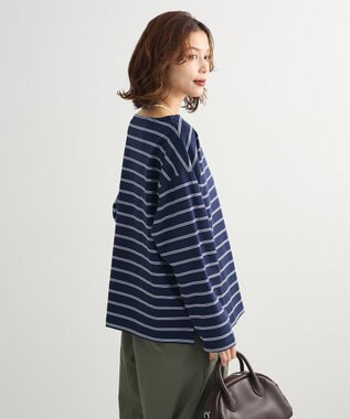 Green Parks ボーダーチュニック Navy