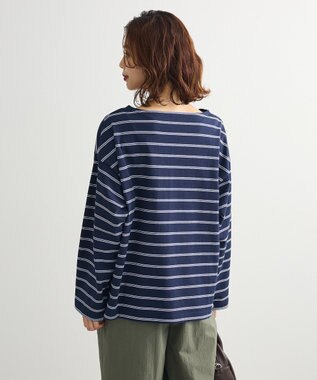 Green Parks ボーダーチュニック Navy