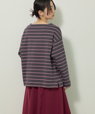 Green Parks ボーダーチュニック Gray