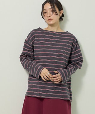 Green Parks ボーダーチュニック Gray