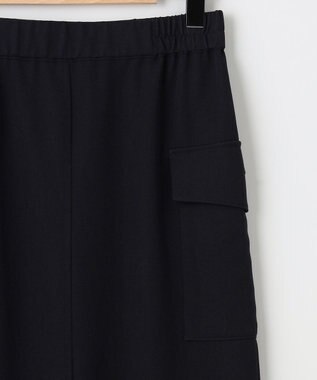 SHARE PARK LADIES フラップポケットタイトスカート ネイビー系