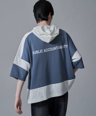 WEGO ドルマンポンチフードT（SS） サックス