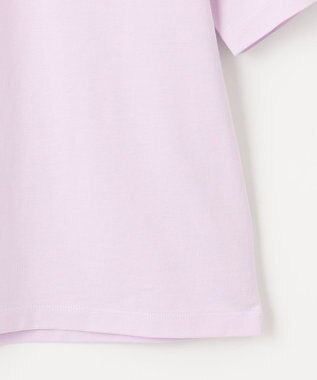 J.PRESS LADIES 【洗える】ロゴ Tシャツ ラベンダー系