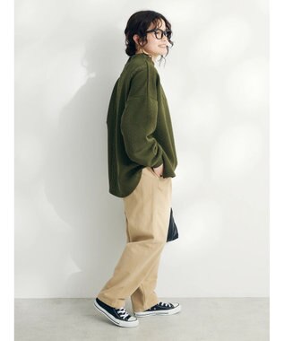 CRAFT STANDARD BOUTIQUE JQカットボリュームスリーブMOCプルオーバー1 Khaki
