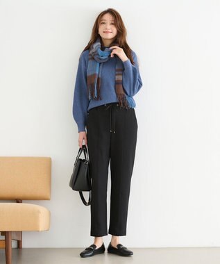  【ストレッチ/ウエストゴム】エニィーヒート テーパードパンツ