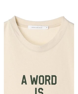 AMERICAN HOLIC ロゴカットラウンドチュニック Ivory