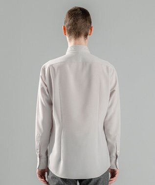 JOSEPH HOMME 新素材【シワになりにくい】テクノボイルストレッチ ウイングカラーシャツ アイボリー系