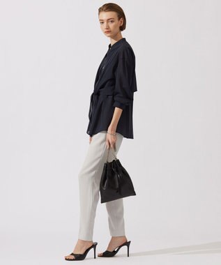 ICB 【洗える・接触冷感・UVケア】３WAYセットブラウス ネイビー系