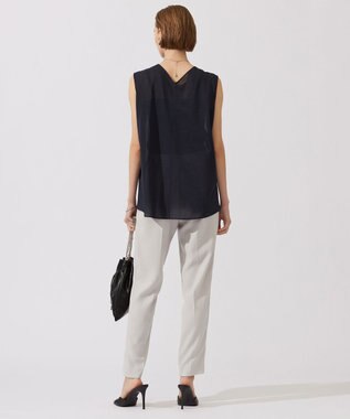 ICB 【洗える・接触冷感・UVケア】３WAYセットブラウス ネイビー系