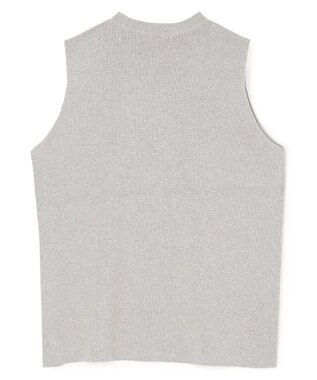 UNFILO 【洗える】サイドボタンニットベスト グレー