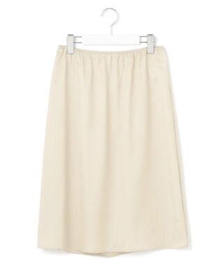 23区 L 【洗える】トリアセスラブストレッチ ワンピース ベージュ系